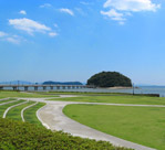 三河湾に浮かぶ竹島